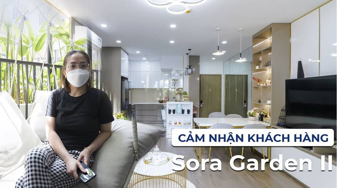 Ảnh bìa phỏng vấn khách hàng tại căn hộ Sora Garden II